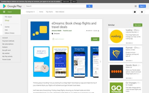 eDreams: Book cheap flights and travel deals - Apps on ...