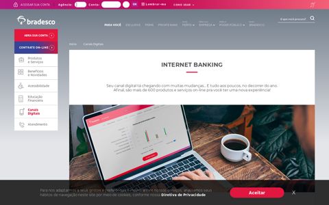 Internet Banking | Canais Digitais - Banco Bradesco