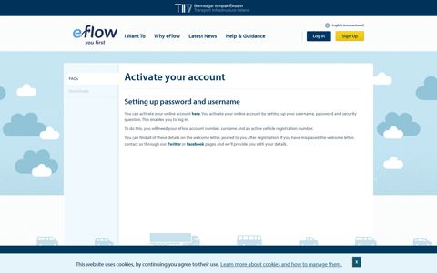 Activate your account - eFlow