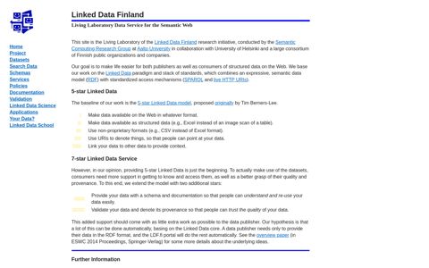 Linked (Open) Data Finland - Living Laboratory Data Service ...