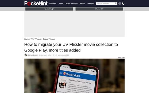 How to migrate your UV Flixster movie collection to Google Play