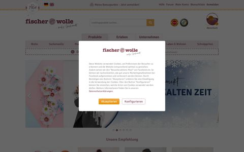 Fischer Wolle: Wolle & Handarbeiten günstig online kaufen