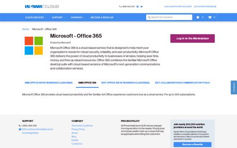 Microsoft - Office 365 - Ingram Micro Cloud Marketplace