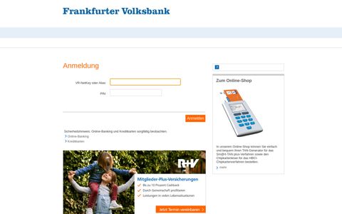 Online-Banking - Frankfurter Volksbank