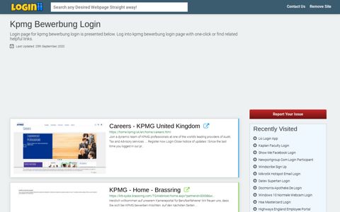 Kpmg Bewerbung Login - Loginii.com