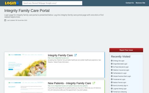 Integrity Family Care Portal