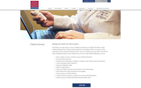 Patient Access - IIMC Online