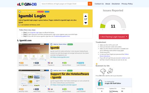 Igumbi Login - A database full of login pages from all over the ...