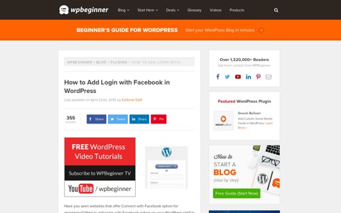 How to Add Login With Facebook in WordPress - WPBeginner