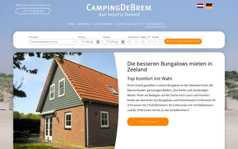Bungalows und Ferienhäuser | Camping Renesse