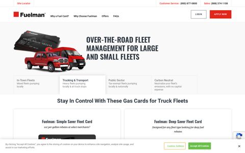 Over-the-Road Fleet Management | Gas Cards for ... - Fuelman