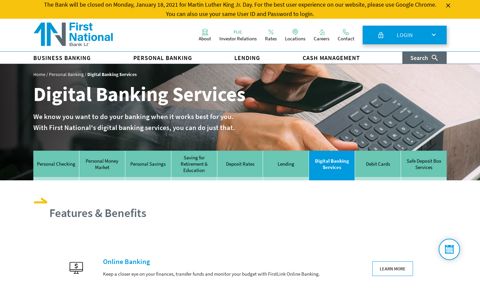 Digital Banking Services | First National Bank of LI