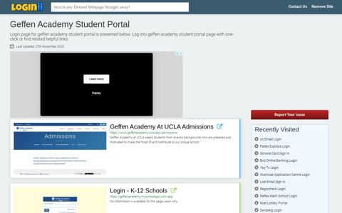 Geffen Academy Student Portal - Loginii.com