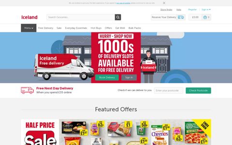 Online Food Shopping | Iceland Groceries