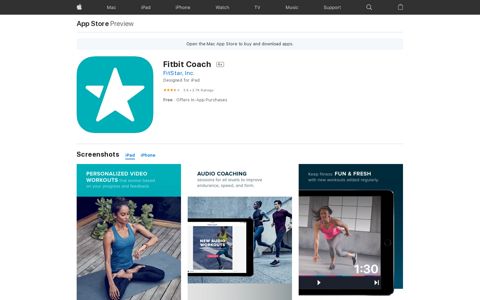 ‎Fitbit Coach on the App Store