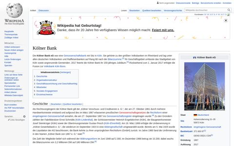 Kölner Bank – Wikipedia
