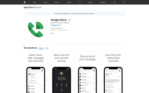 ‎Google Voice on the App Store