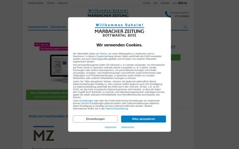 MZ ePaper - Marbacher Zeitung