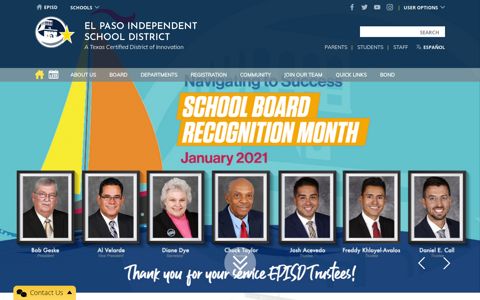 El Paso Independent School District / Homepage