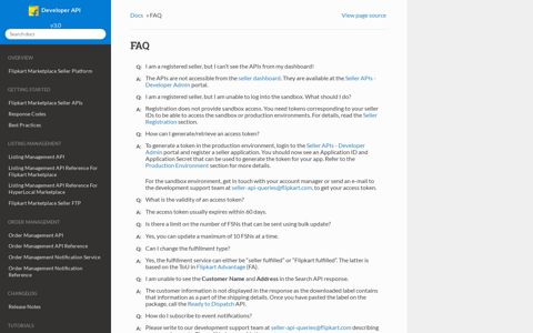 FAQ — Developer API v3.0 documentation - Flipkart Seller