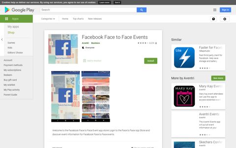 Facebook Face to Face Events - Apps on Google Play