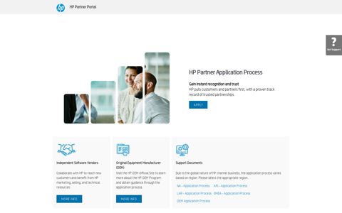 HP Partner Application Process - HP Partner Portal
