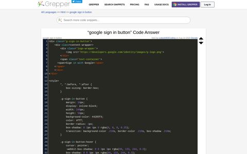 google sign in button Code Example - Grepper