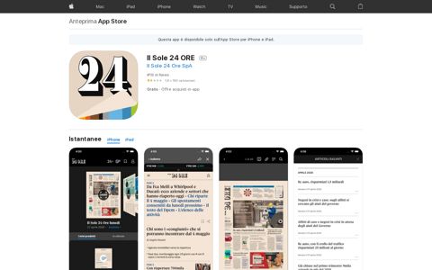 ‎Il Sole 24 ORE su App Store
