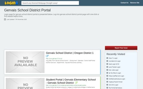 Gervais School District Portal - Loginii.com
