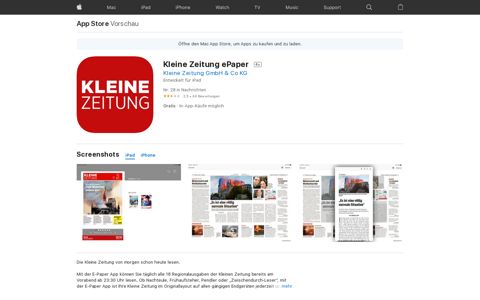 ‎Kleine Zeitung ePaper im App Store