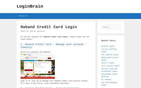 haband credit card login - LoginBrain