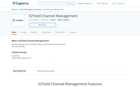 EZYield Channel Management Reviews and Pricing - 2020