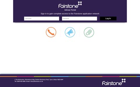 Fairstone Adviser Portal