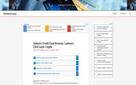 Gohenry Credit Card Reviews | Gohenry Card Login | Apply