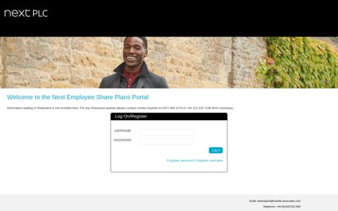 Welcome to the Next Employee Share Plans Portal