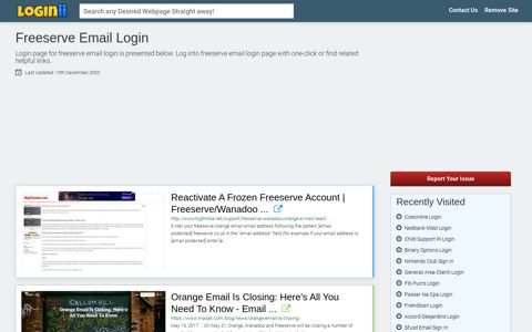 Freeserve Email Login - Loginii.com