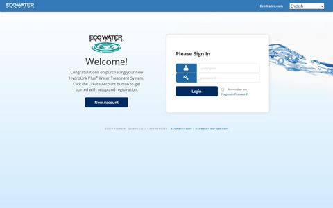 Return to Login - Ecowater Systems