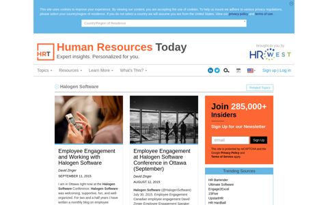 Halogen Software - Human Resources Today