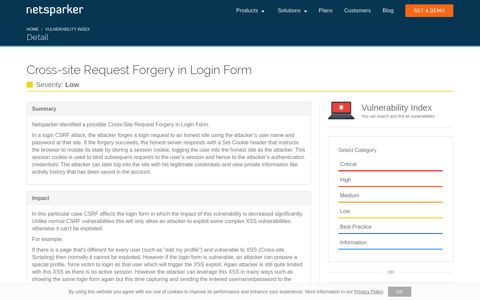 Cross-Site Request Forgery (CSRF) Found in Login Form ...