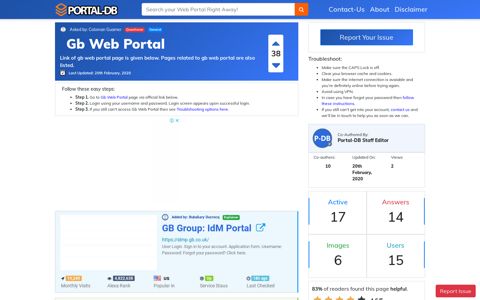 Gb Web Portal