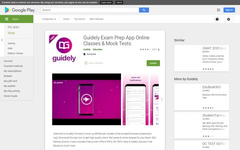 Guidely Exam Prep App Online Classes & Mock Tests - Apps ...
