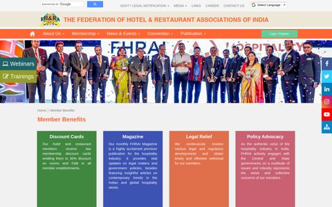 Benefits - FHRAI-THE FEDERATION OF HOTEL ...