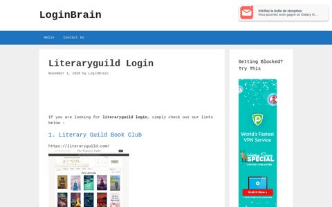 Literaryguild - Literary Guild Book Club - LoginBrain