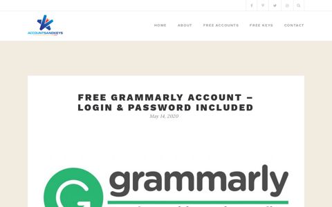 Free Grammarly Account - Login & Password Included ...