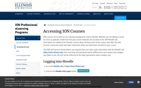 Accessing ION Courses – ION Professional eLearning ...
