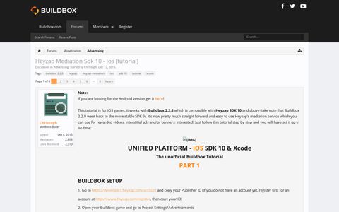 Heyzap Mediation Sdk 10 - Ios [tutorial] | Buildbox Official Forum