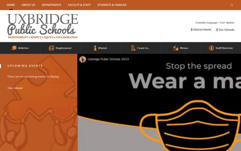 Uxbridge Public Schools / Homepage