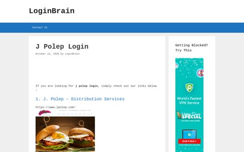 j polep login - LoginBrain