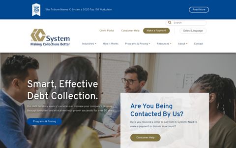 IC System: Debt Collection Agency & Debt Recovery Services