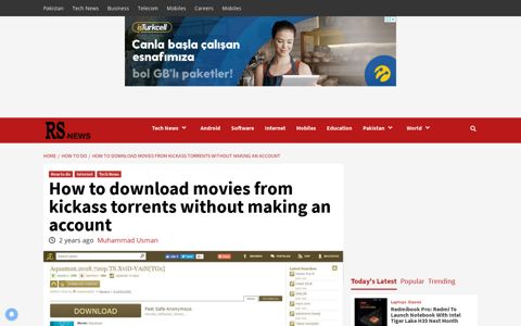 How to download movies from kickass torrents without making ...